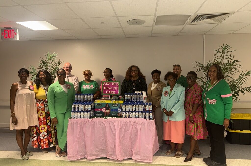 JFL Hospital Receives Generous Donation from Alpha Kappa Alpha Sorority, Incorporated® Mu Gamma Omega Chapter