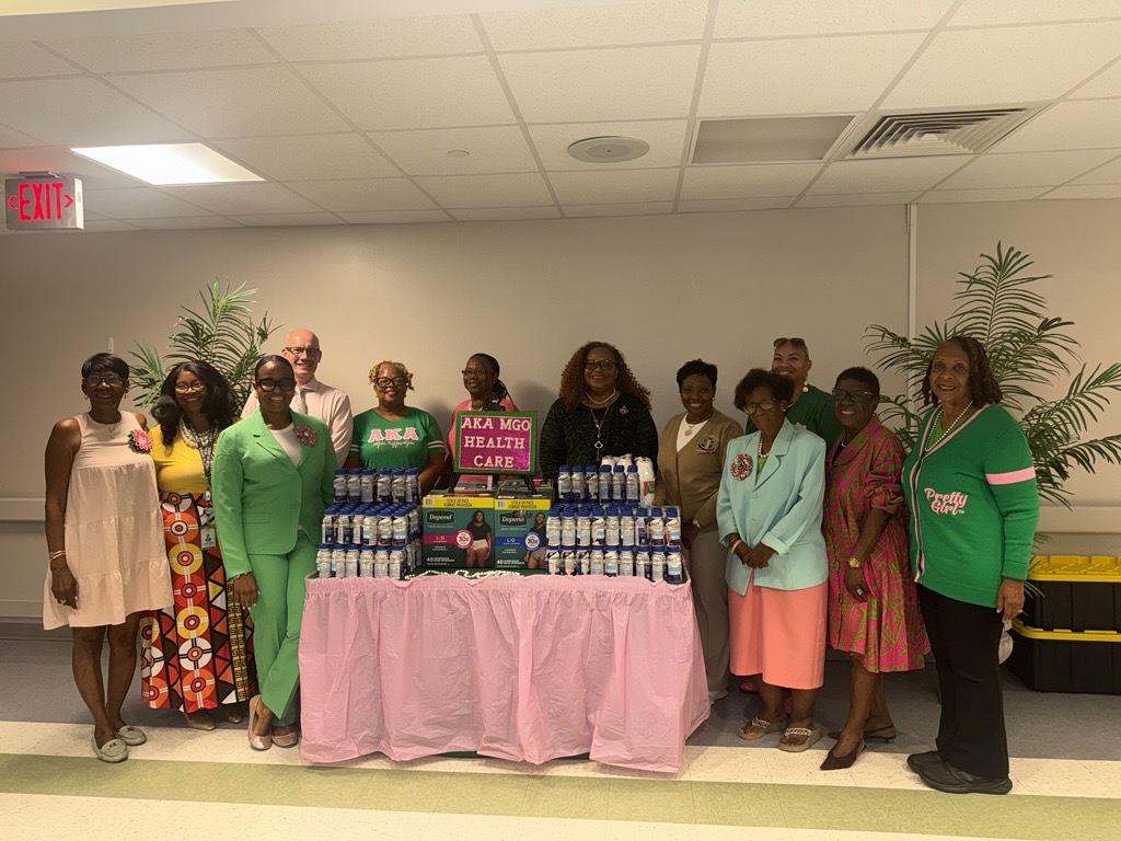 JFL Hospital Receives Generous Donation from Alpha Kappa Alpha Sorority, Incorporated® Mu Gamma Omega Chapter